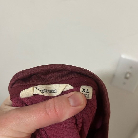 Cotopaxi Bandera‎ crew neck sweater size xl striped fleece inside - Picture 8 of 8